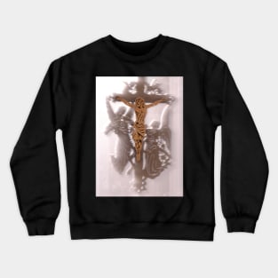 Crucifix Woodworking Crewneck Sweatshirt